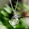 Dandelion Glass Necklace