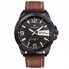 NF9055B Leather Strap Watch