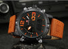 NF9095BBY Leather Wrist Watch