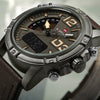 NF9095B Leather Wrist Watch