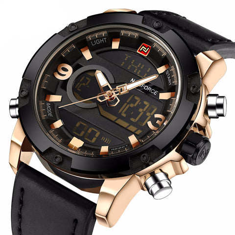 NF9097G Luxury Leather Men's Watch