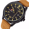 NF9074M Leather Strap Sports Wrist Watch