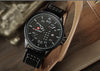 NF9074M Leather Strap Sports Wrist Watch