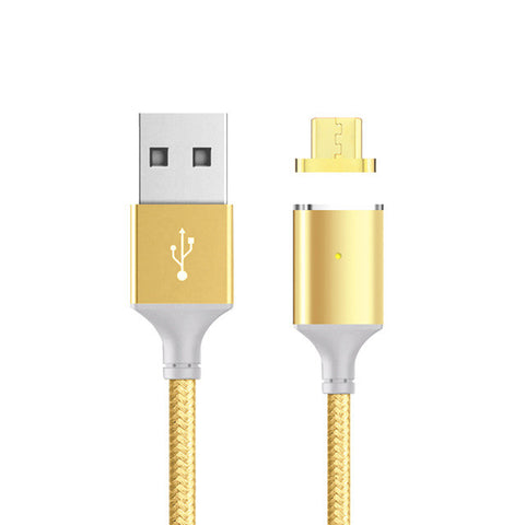 Braided Nylon Micro USB Magnetic Cable