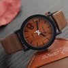 Wooden Quartz Men Watch