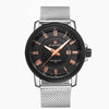 NF9052 Stainless Steel Mesh Strap Men's Watch