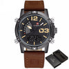 NF9095B Leather Wrist Watch