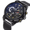 NF9068B Black Stainless Steel Mesh Watch