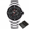 NF9078BBR Stainless Steel Band Wrist Watch