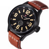 NF9057B Leather Strap Men's Watch