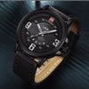 NF9086 Coffee Brown Leather Strap Watch