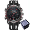 ST1519  Aviator Men's Watch with  LED Display