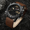 NF9095BBY Leather Wrist Watch