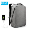 Laptop backpack, anti-theft bag, high quality, men's bag, external USB Charge Backpack