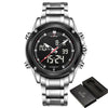 NF9050B Stainless Steel Band Wrist Watch