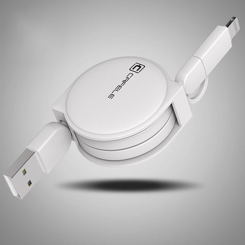 Retractable, USB, Fast Charging, Cable, 8 Pin,iPhone, samsung, rocketlemons, micro USB,nickel plated, connector,USB 2.0