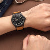 NF9074M Leather Strap Sports Wrist Watch