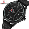 NF9074M Leather Strap Sports Wrist Watch