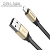 Flat USB Cable For iPhone / USB Type C / Micro Usb Connector