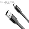 Flat USB Cable For iPhone / USB Type C / Micro Usb Connector