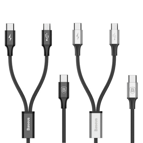 2-IN-1 Cable For Samsung, Xiaomi, and Huawei