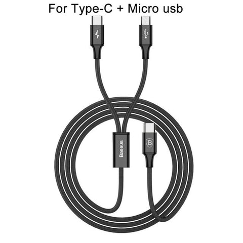 2-IN-1 Cable For Samsung, Xiaomi, and Huawei