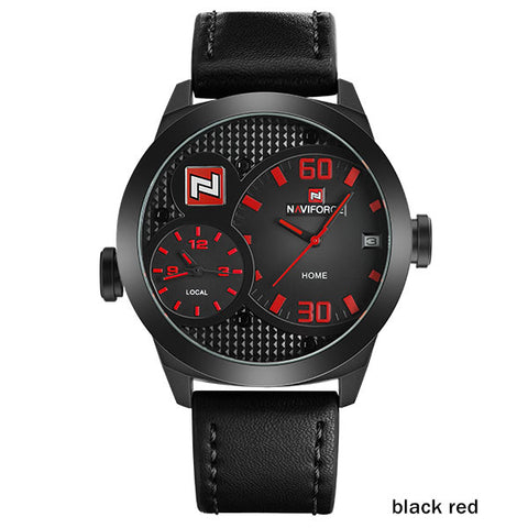 NF9092 Leather Band watch