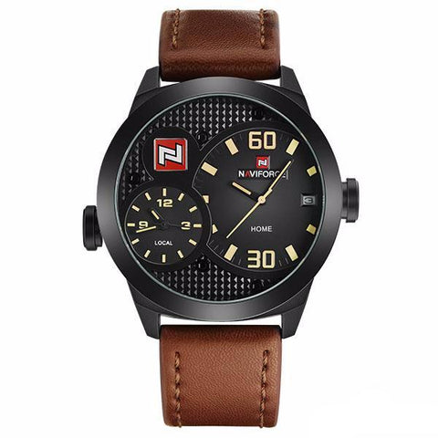 NF9092 Leather Band watch