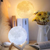 3D Lunar Moon Lamp, decoration, astronomical, LED, rocketlemons