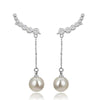 Crystal Pearl Drop Earring