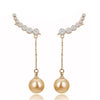 Crystal Pearl Drop Earring