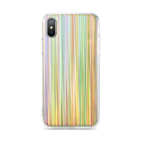 iPhone,Case, Metor, Rainbow,Palting,Soft,TPU,Silver, iPhone cases