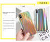 iPhone,Case, Metor, Rainbow,Palting,Soft,TPU,Silver, iPhone cases